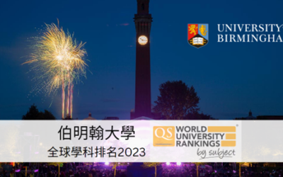 伯明翰大學全球學科排名2023